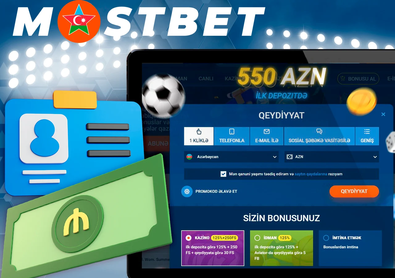 Sadə bir qeydiyyat prosesindən keçin