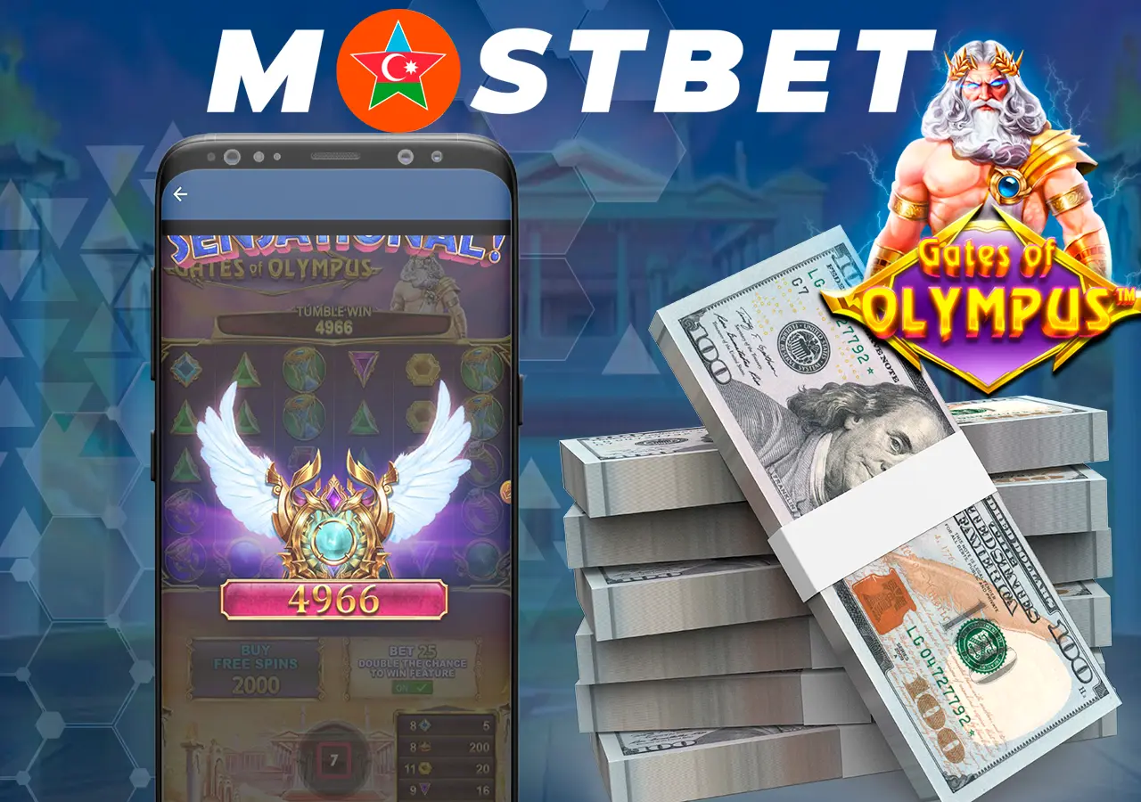 Əsas Mostbet Casino-da Olympus Gates yuvasının xüsusiyyətləri