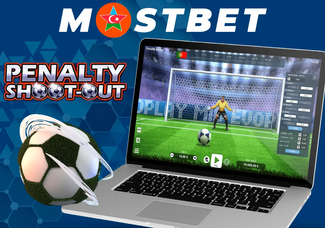 Qumar futbol həvəskarları üçün Mostbet Penalty Shootout yuvası